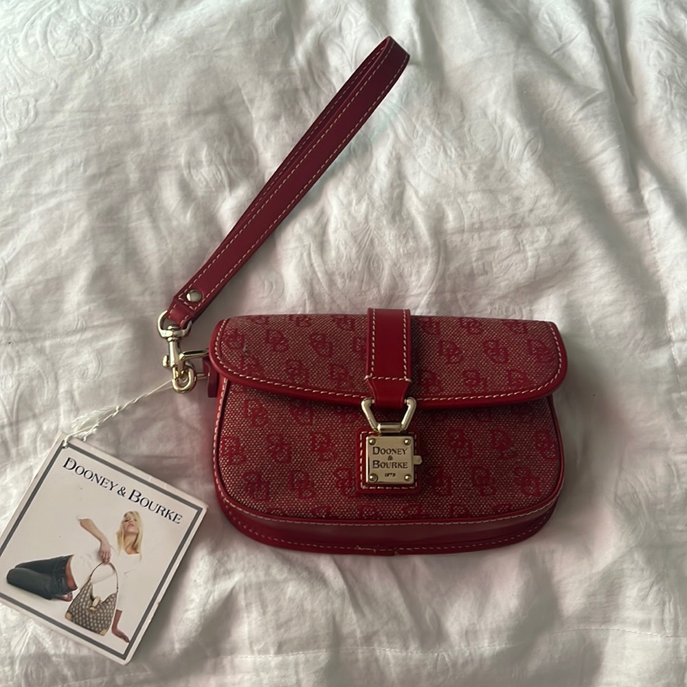 Dooney and Bourke red flap wrislet